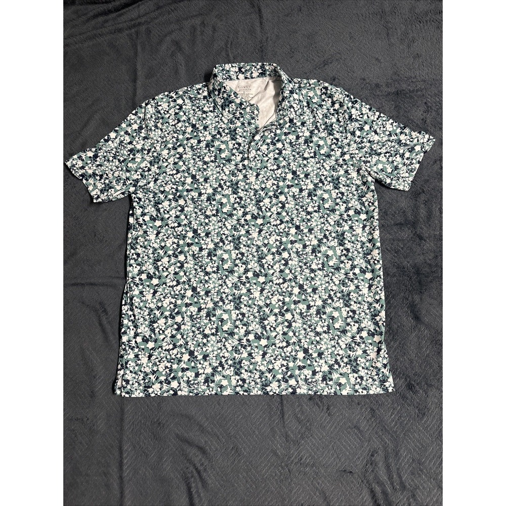 Berkley Jensen Floral Short Sleeve Shirt Size L‎
